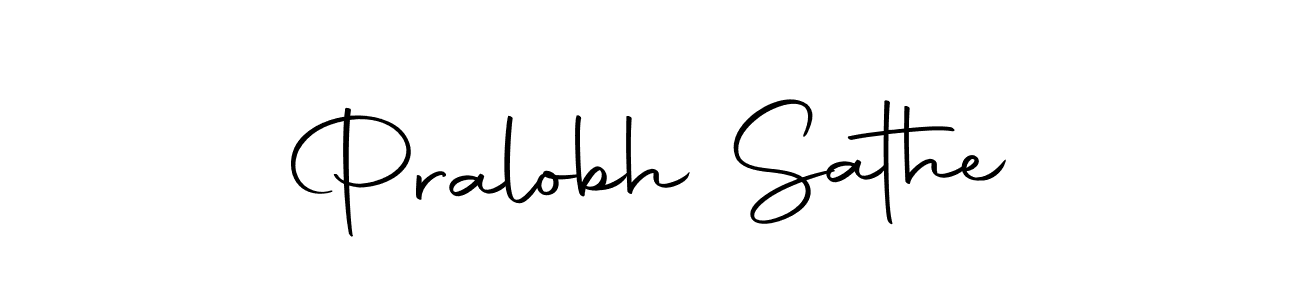 Pralobh Sathe stylish signature style. Best Handwritten Sign (Autography-DOLnW) for my name. Handwritten Signature Collection Ideas for my name Pralobh Sathe. Pralobh Sathe signature style 10 images and pictures png