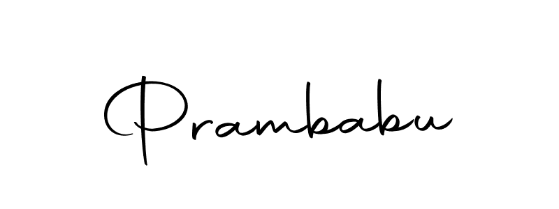 The best way (Autography-DOLnW) to make a short signature is to pick only two or three words in your name. The name Prambabu include a total of six letters. For converting this name. Prambabu signature style 10 images and pictures png