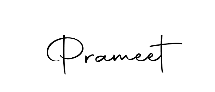 Design your own signature with our free online signature maker. With this signature software, you can create a handwritten (Autography-DOLnW) signature for name Prameet. Prameet signature style 10 images and pictures png