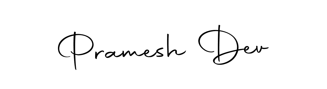 Create a beautiful signature design for name Pramesh Dev. With this signature (Autography-DOLnW) fonts, you can make a handwritten signature for free. Pramesh Dev signature style 10 images and pictures png
