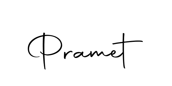 Use a signature maker to create a handwritten signature online. With this signature software, you can design (Autography-DOLnW) your own signature for name Pramet. Pramet signature style 10 images and pictures png