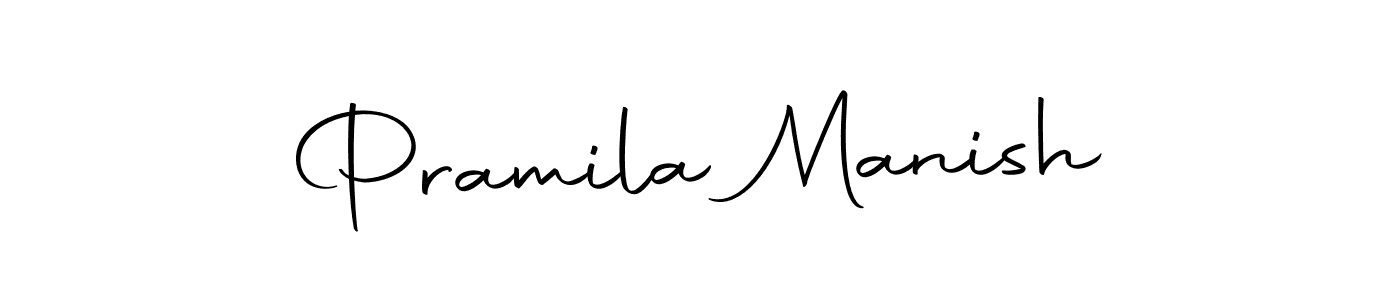 Make a beautiful signature design for name Pramila Manish. Use this online signature maker to create a handwritten signature for free. Pramila Manish signature style 10 images and pictures png