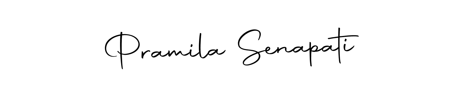 Create a beautiful signature design for name Pramila Senapati. With this signature (Autography-DOLnW) fonts, you can make a handwritten signature for free. Pramila Senapati signature style 10 images and pictures png