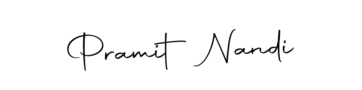The best way (Autography-DOLnW) to make a short signature is to pick only two or three words in your name. The name Pramit Nandi include a total of six letters. For converting this name. Pramit Nandi signature style 10 images and pictures png