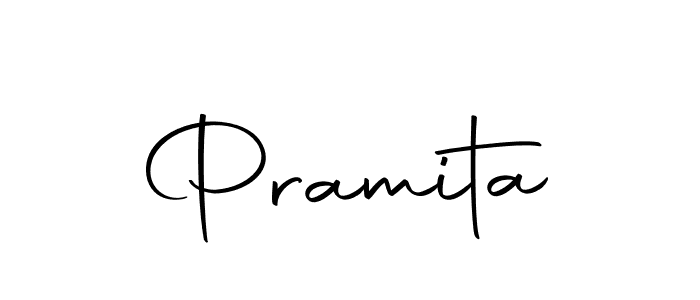 Make a beautiful signature design for name Pramita. With this signature (Autography-DOLnW) style, you can create a handwritten signature for free. Pramita signature style 10 images and pictures png