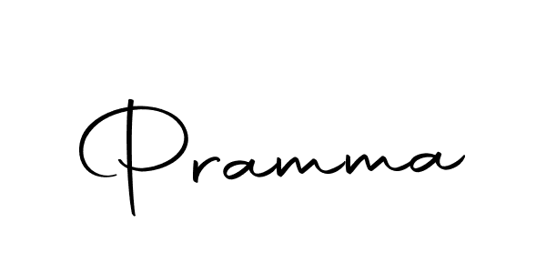 Design your own signature with our free online signature maker. With this signature software, you can create a handwritten (Autography-DOLnW) signature for name Pramma. Pramma signature style 10 images and pictures png