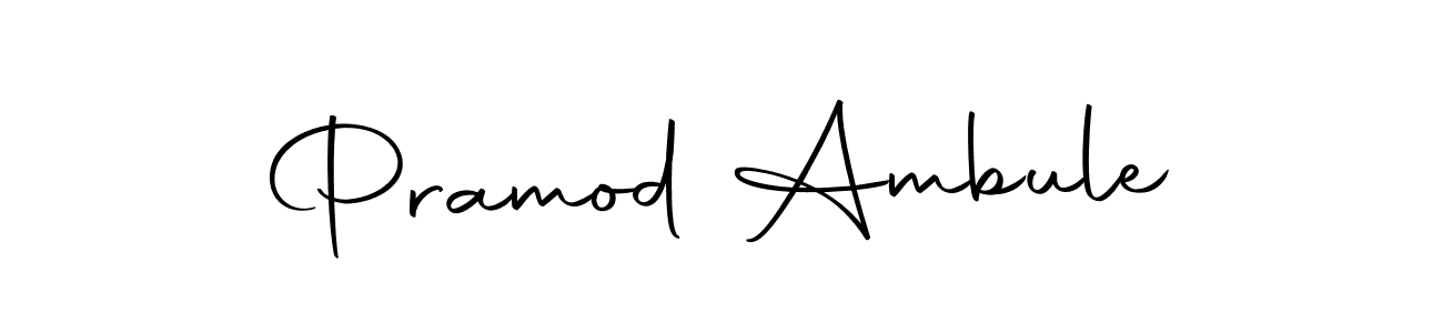 Use a signature maker to create a handwritten signature online. With this signature software, you can design (Autography-DOLnW) your own signature for name Pramod Ambule. Pramod Ambule signature style 10 images and pictures png