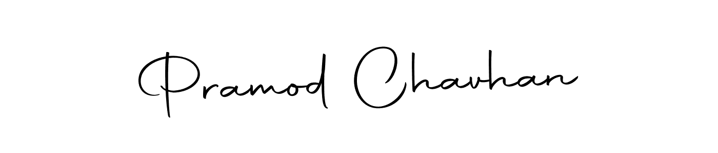 How to make Pramod Chavhan name signature. Use Autography-DOLnW style for creating short signs online. This is the latest handwritten sign. Pramod Chavhan signature style 10 images and pictures png
