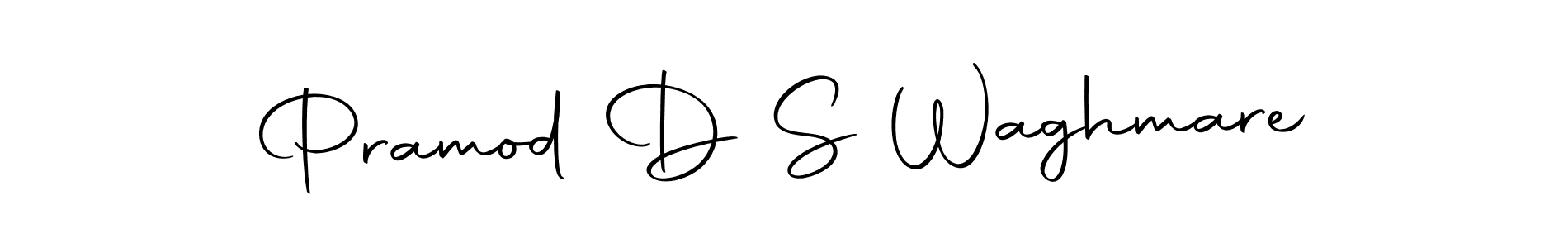 Create a beautiful signature design for name Pramod D S Waghmare. With this signature (Autography-DOLnW) fonts, you can make a handwritten signature for free. Pramod D S Waghmare signature style 10 images and pictures png