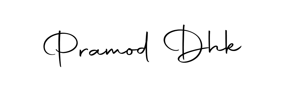 You should practise on your own different ways (Autography-DOLnW) to write your name (Pramod Dhk) in signature. don't let someone else do it for you. Pramod Dhk signature style 10 images and pictures png