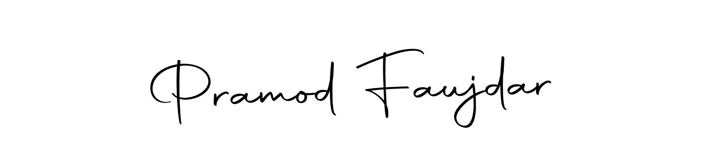 Design your own signature with our free online signature maker. With this signature software, you can create a handwritten (Autography-DOLnW) signature for name Pramod Faujdar. Pramod Faujdar signature style 10 images and pictures png