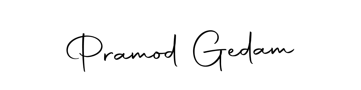 Also we have Pramod Gedam name is the best signature style. Create professional handwritten signature collection using Autography-DOLnW autograph style. Pramod Gedam signature style 10 images and pictures png
