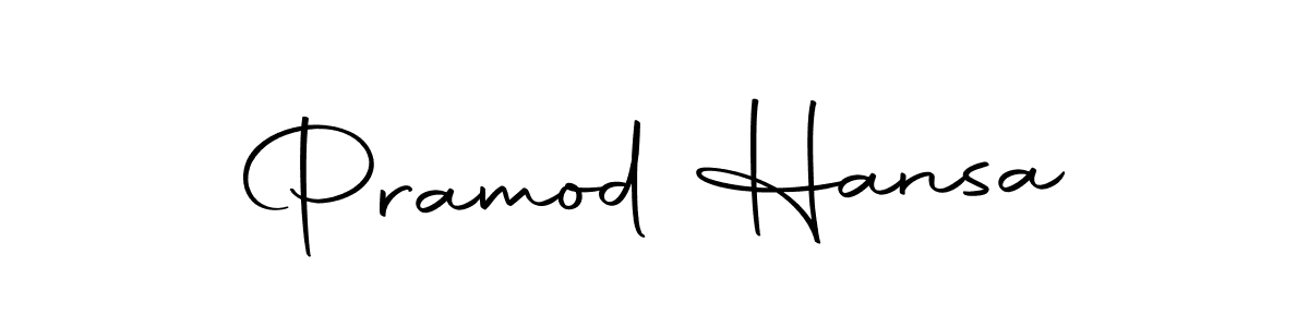 Create a beautiful signature design for name Pramod Hansa. With this signature (Autography-DOLnW) fonts, you can make a handwritten signature for free. Pramod Hansa signature style 10 images and pictures png