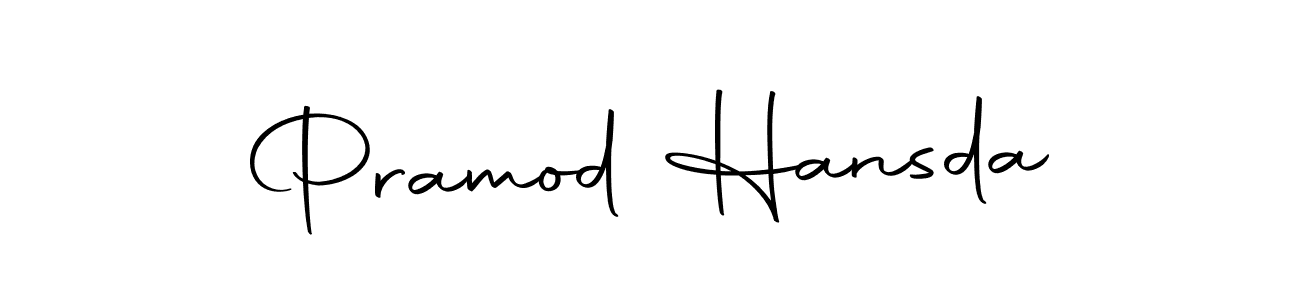 Make a beautiful signature design for name Pramod Hansda. Use this online signature maker to create a handwritten signature for free. Pramod Hansda signature style 10 images and pictures png