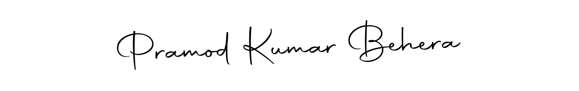 Make a short Pramod Kumar Behera signature style. Manage your documents anywhere anytime using Autography-DOLnW. Create and add eSignatures, submit forms, share and send files easily. Pramod Kumar Behera signature style 10 images and pictures png