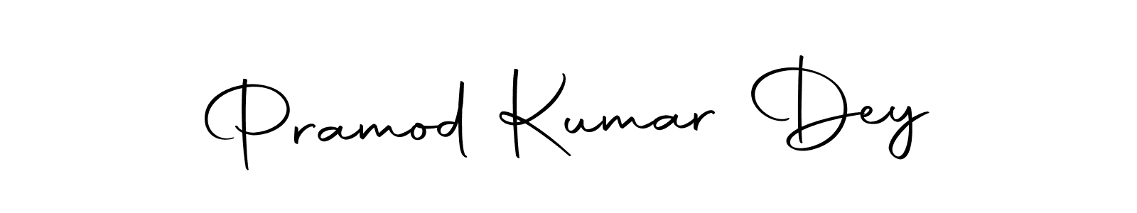 Create a beautiful signature design for name Pramod Kumar Dey. With this signature (Autography-DOLnW) fonts, you can make a handwritten signature for free. Pramod Kumar Dey signature style 10 images and pictures png