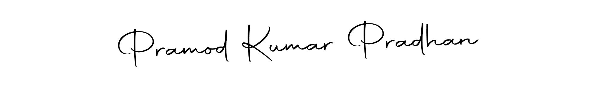 Make a beautiful signature design for name Pramod Kumar Pradhan. With this signature (Autography-DOLnW) style, you can create a handwritten signature for free. Pramod Kumar Pradhan signature style 10 images and pictures png