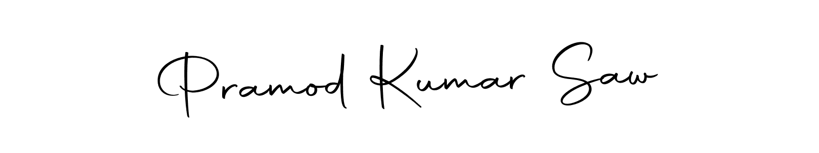 You should practise on your own different ways (Autography-DOLnW) to write your name (Pramod Kumar Saw) in signature. don't let someone else do it for you. Pramod Kumar Saw signature style 10 images and pictures png