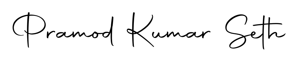 Personalize your online presence with Pramod Kumar Seth signature rendered in elegant Autography-DOLnW font. Great for website footers and blogs. Pramod Kumar Seth signature style 10 images and pictures png