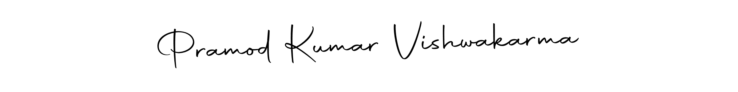 Also we have Pramod Kumar Vishwakarma name is the best signature style. Create professional handwritten signature collection using Autography-DOLnW autograph style. Pramod Kumar Vishwakarma signature style 10 images and pictures png