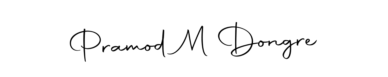 How to make Pramod M Dongre signature? Autography-DOLnW is a professional autograph style. Create handwritten signature for Pramod M Dongre name. Pramod M Dongre signature style 10 images and pictures png