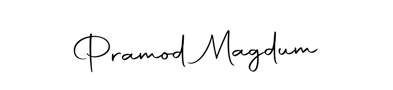 Design your own signature with our free online signature maker. With this signature software, you can create a handwritten (Autography-DOLnW) signature for name Pramod Magdum. Pramod Magdum signature style 10 images and pictures png