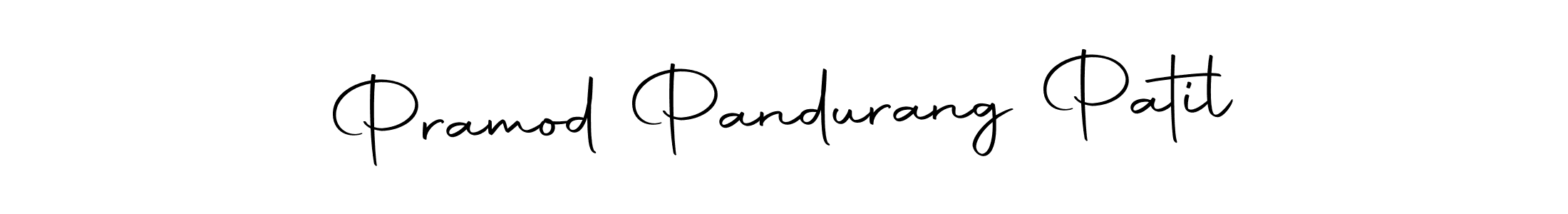 The best way (Autography-DOLnW) to make a short signature is to pick only two or three words in your name. The name Pramod Pandurang Patil include a total of six letters. For converting this name. Pramod Pandurang Patil signature style 10 images and pictures png