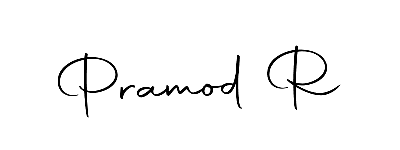 Create a beautiful signature design for name Pramod R. With this signature (Autography-DOLnW) fonts, you can make a handwritten signature for free. Pramod R signature style 10 images and pictures png