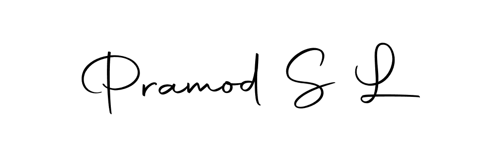 Make a beautiful signature design for name Pramod S L. With this signature (Autography-DOLnW) style, you can create a handwritten signature for free. Pramod S L signature style 10 images and pictures png