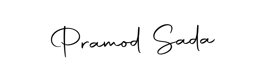 Pramod Sada stylish signature style. Best Handwritten Sign (Autography-DOLnW) for my name. Handwritten Signature Collection Ideas for my name Pramod Sada. Pramod Sada signature style 10 images and pictures png