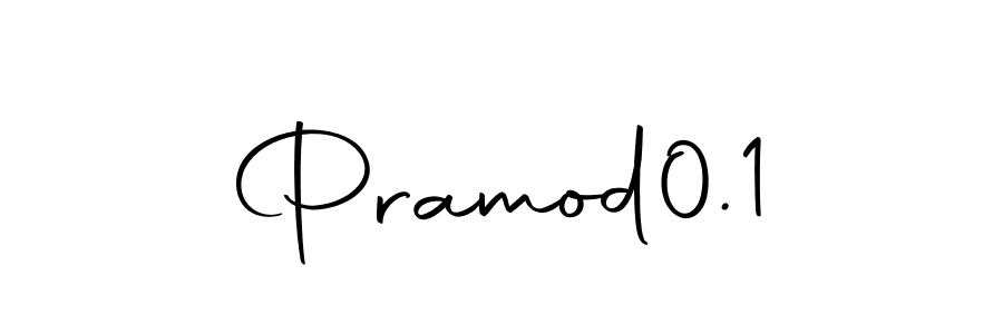 Design your own signature with our free online signature maker. With this signature software, you can create a handwritten (Autography-DOLnW) signature for name Pramod0.1. Pramod0.1 signature style 10 images and pictures png