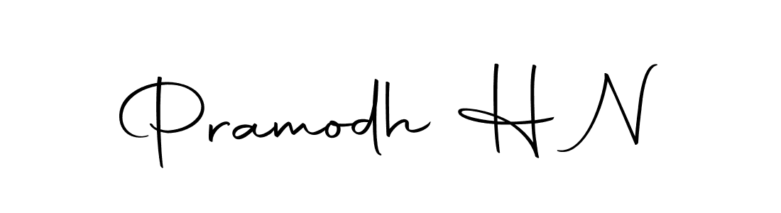 Make a beautiful signature design for name Pramodh H N. With this signature (Autography-DOLnW) style, you can create a handwritten signature for free. Pramodh H N signature style 10 images and pictures png