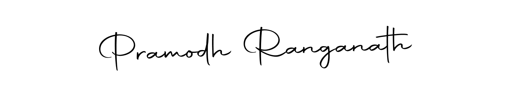 Create a beautiful signature design for name Pramodh Ranganath. With this signature (Autography-DOLnW) fonts, you can make a handwritten signature for free. Pramodh Ranganath signature style 10 images and pictures png