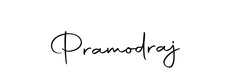 Design your own signature with our free online signature maker. With this signature software, you can create a handwritten (Autography-DOLnW) signature for name Pramodraj. Pramodraj signature style 10 images and pictures png