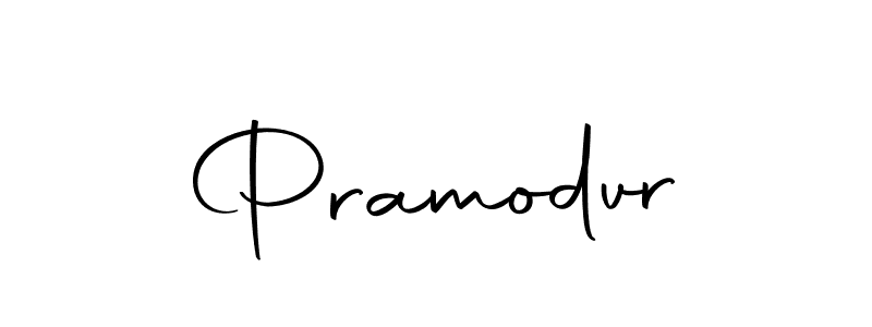 Create a beautiful signature design for name Pramodvr. With this signature (Autography-DOLnW) fonts, you can make a handwritten signature for free. Pramodvr signature style 10 images and pictures png