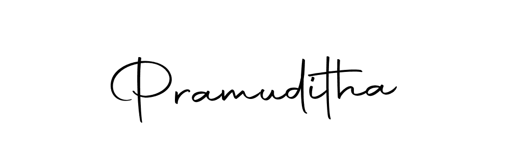 Make a beautiful signature design for name Pramuditha. With this signature (Autography-DOLnW) style, you can create a handwritten signature for free. Pramuditha signature style 10 images and pictures png