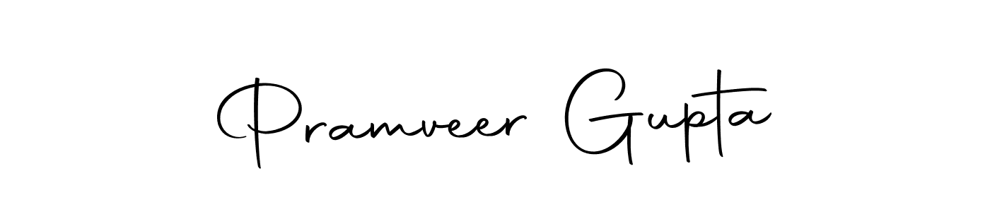 Design your own signature with our free online signature maker. With this signature software, you can create a handwritten (Autography-DOLnW) signature for name Pramveer Gupta. Pramveer Gupta signature style 10 images and pictures png