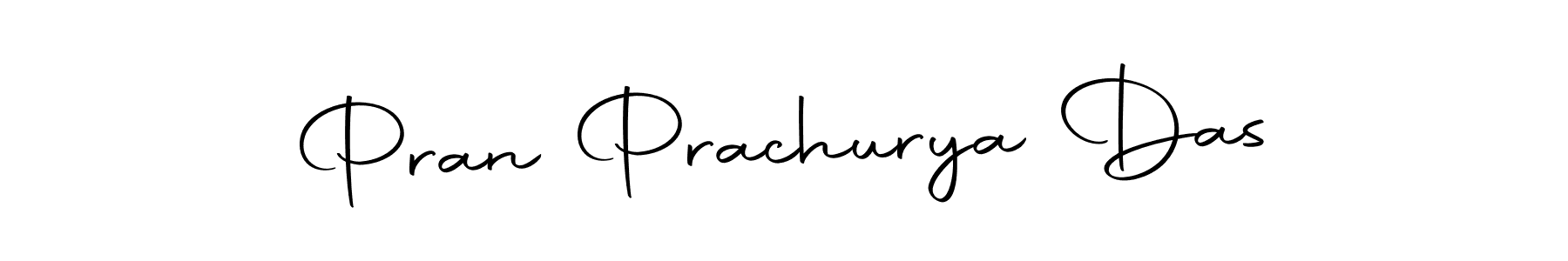 How to make Pran Prachurya Das name signature. Use Autography-DOLnW style for creating short signs online. This is the latest handwritten sign. Pran Prachurya Das signature style 10 images and pictures png