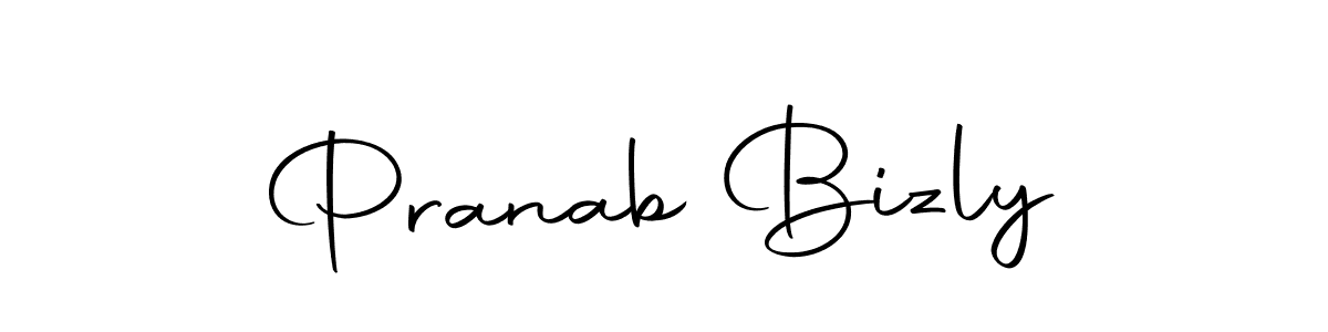 How to make Pranab Bizly signature? Autography-DOLnW is a professional autograph style. Create handwritten signature for Pranab Bizly name. Pranab Bizly signature style 10 images and pictures png