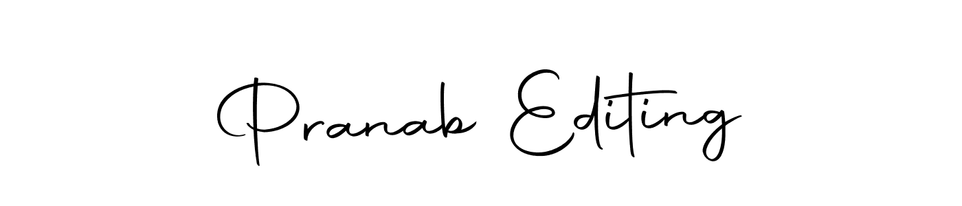 Use a signature maker to create a handwritten signature online. With this signature software, you can design (Autography-DOLnW) your own signature for name Pranab Editing. Pranab Editing signature style 10 images and pictures png