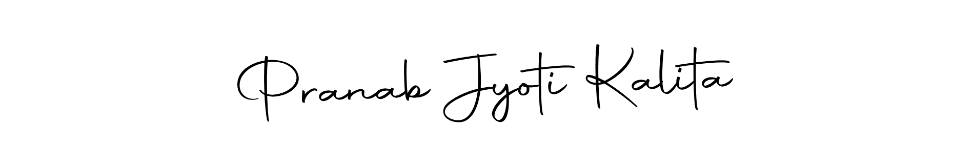 How to make Pranab Jyoti Kalita name signature. Use Autography-DOLnW style for creating short signs online. This is the latest handwritten sign. Pranab Jyoti Kalita signature style 10 images and pictures png
