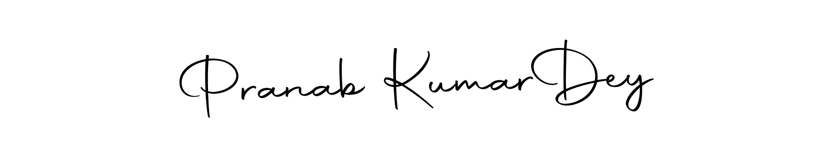 How to make Pranab Kumar  Dey name signature. Use Autography-DOLnW style for creating short signs online. This is the latest handwritten sign. Pranab Kumar  Dey signature style 10 images and pictures png