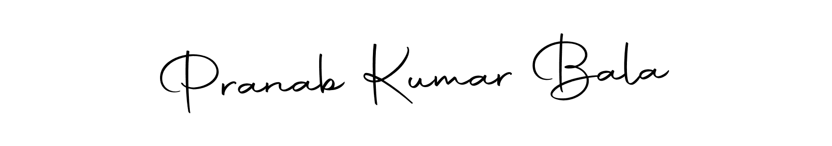 Autography-DOLnW is a professional signature style that is perfect for those who want to add a touch of class to their signature. It is also a great choice for those who want to make their signature more unique. Get Pranab Kumar Bala name to fancy signature for free. Pranab Kumar Bala signature style 10 images and pictures png