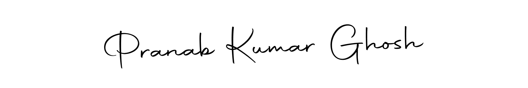 Make a beautiful signature design for name Pranab Kumar Ghosh. With this signature (Autography-DOLnW) style, you can create a handwritten signature for free. Pranab Kumar Ghosh signature style 10 images and pictures png