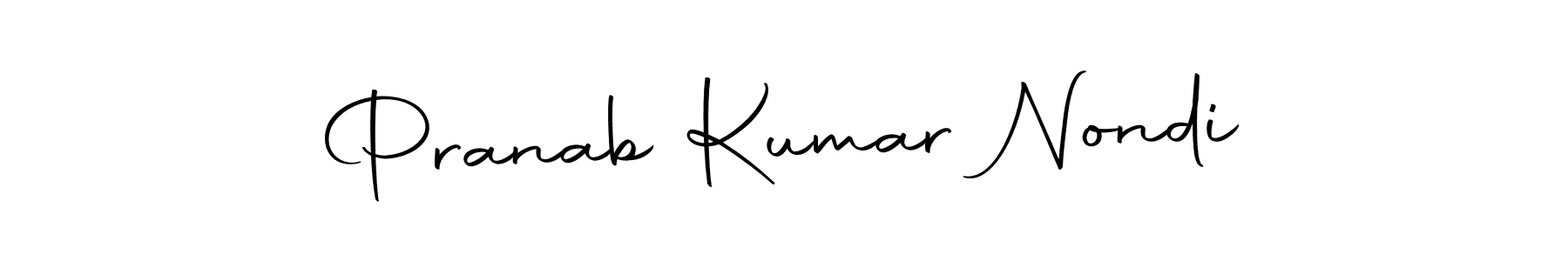 Make a beautiful signature design for name Pranab Kumar Nondi. With this signature (Autography-DOLnW) style, you can create a handwritten signature for free. Pranab Kumar Nondi signature style 10 images and pictures png