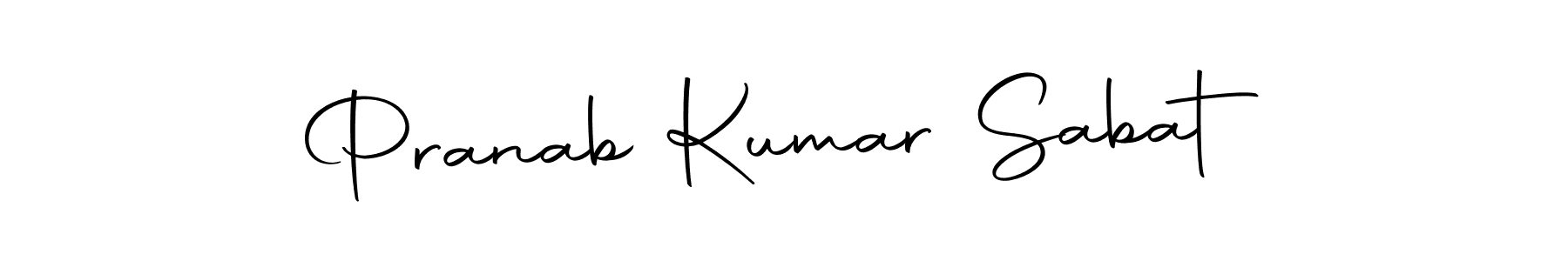 You should practise on your own different ways (Autography-DOLnW) to write your name (Pranab Kumar Sabat) in signature. don't let someone else do it for you. Pranab Kumar Sabat signature style 10 images and pictures png