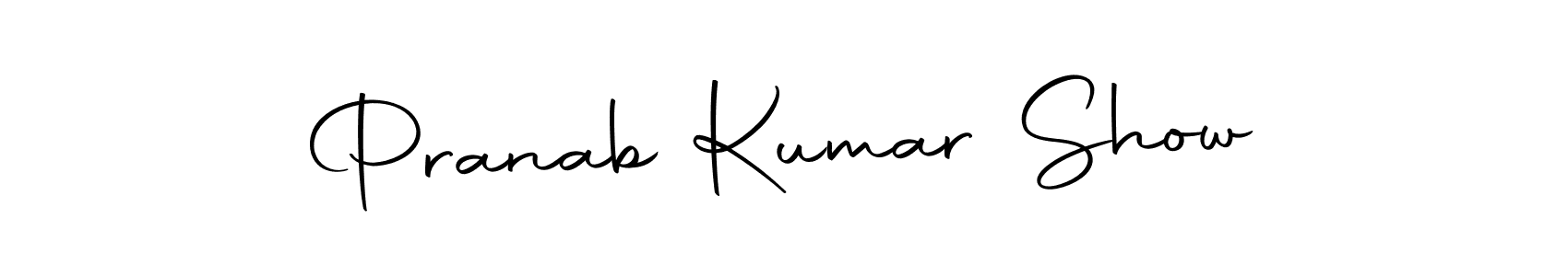 The best way (Autography-DOLnW) to make a short signature is to pick only two or three words in your name. The name Pranab Kumar Show include a total of six letters. For converting this name. Pranab Kumar Show signature style 10 images and pictures png