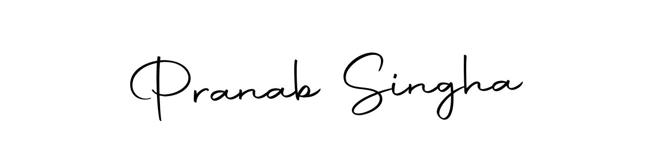 Pranab Singha stylish signature style. Best Handwritten Sign (Autography-DOLnW) for my name. Handwritten Signature Collection Ideas for my name Pranab Singha. Pranab Singha signature style 10 images and pictures png