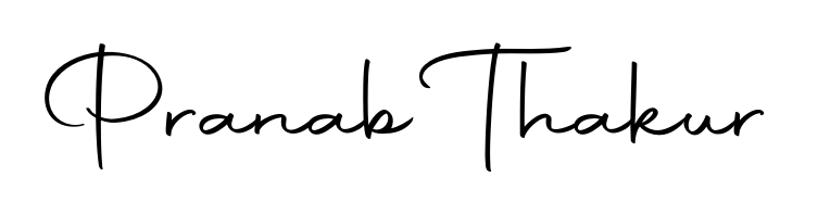 Generate high-definition signature styles for Pranab Thakur. The Autography-DOLnW typeface ensures crisp legibility and sophisticated design. Pranab Thakur signature style 10 images and pictures png