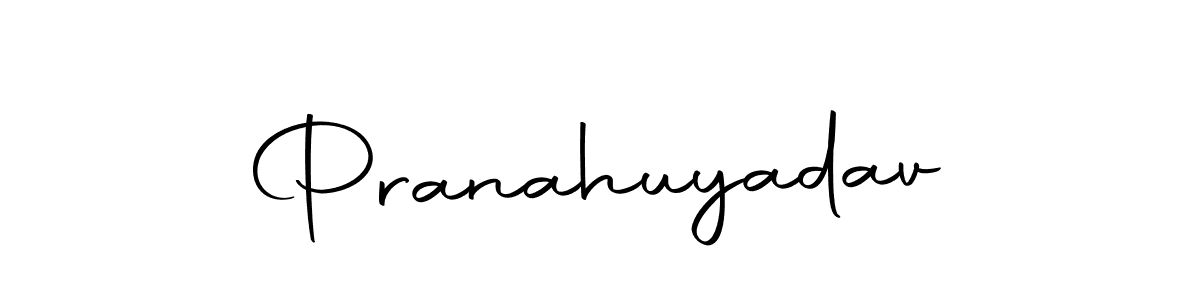 Here are the top 10 professional signature styles for the name Pranahuyadav. These are the best autograph styles you can use for your name. Pranahuyadav signature style 10 images and pictures png